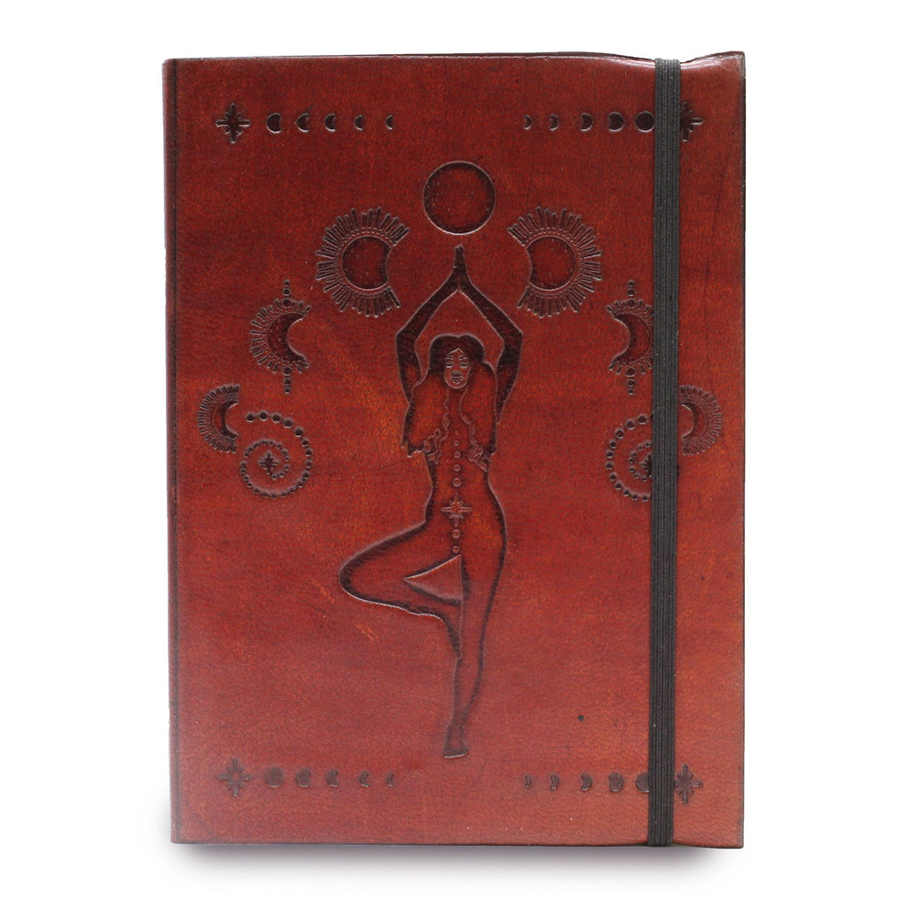Cosmic Goddess Small Notebook with Strap for Creative Writing