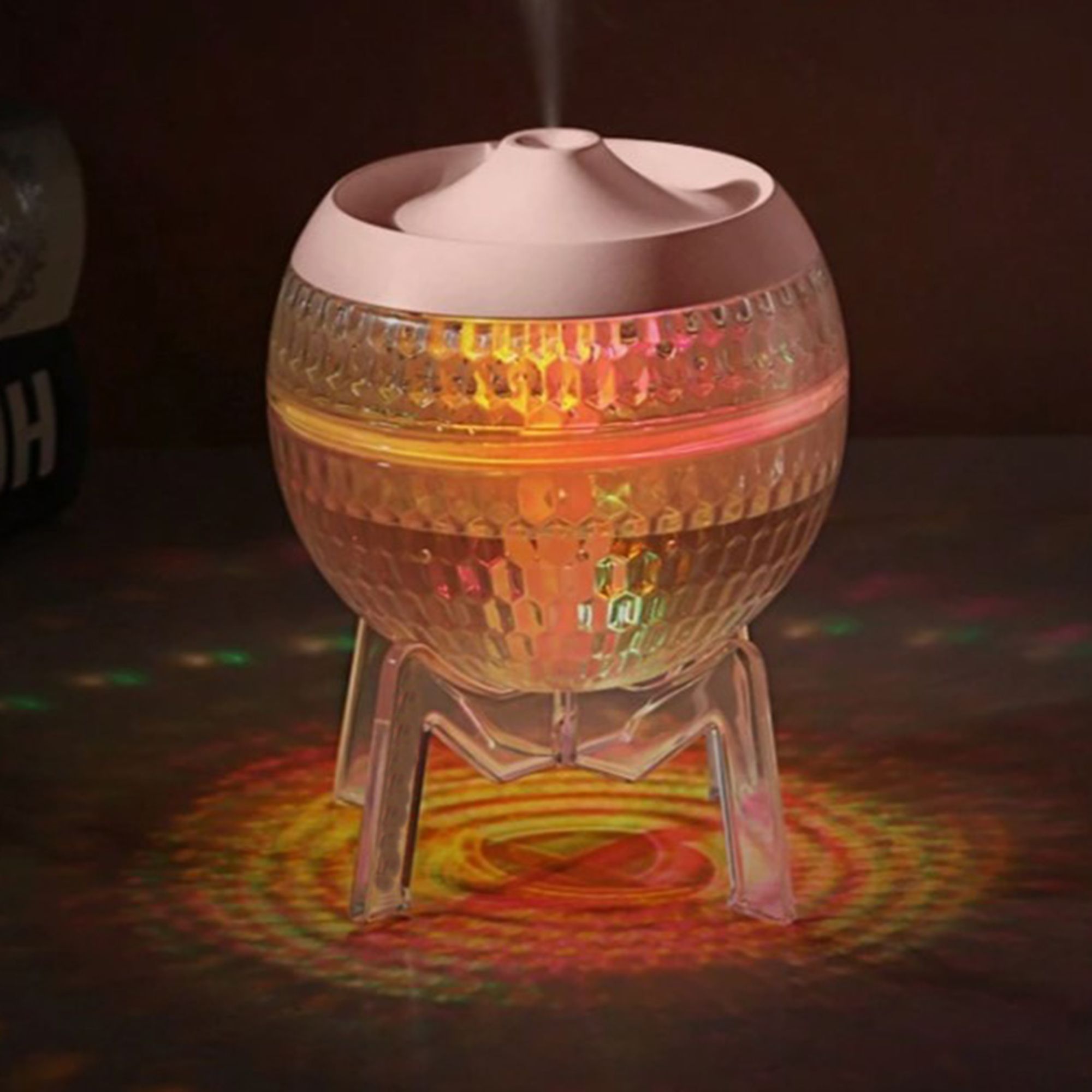 Clear Humidifier Mondo Planet USB Colour Changing Light Device