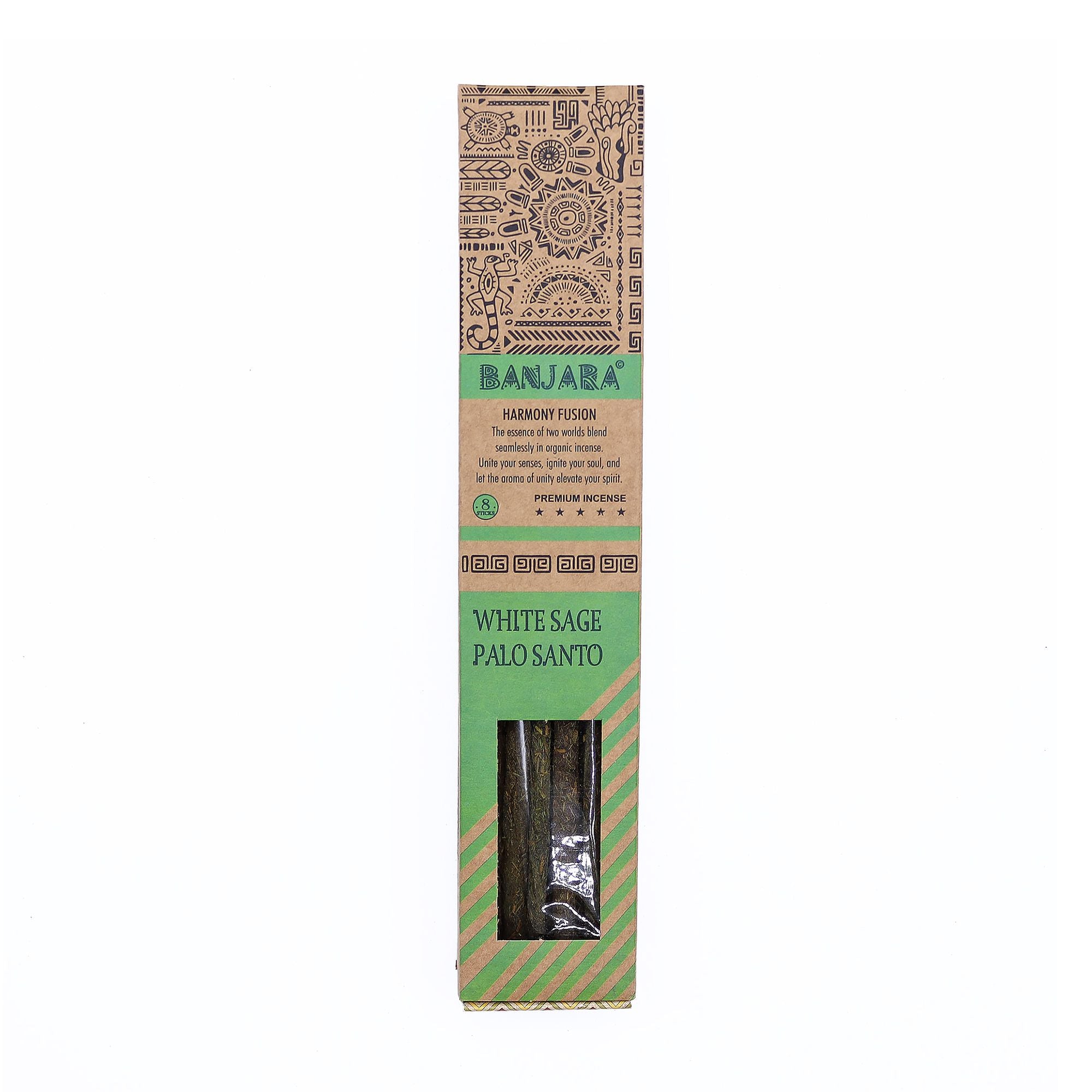 Banjara Palo Santo Smudge Sticks Set of 6 in Decorative Gift Box