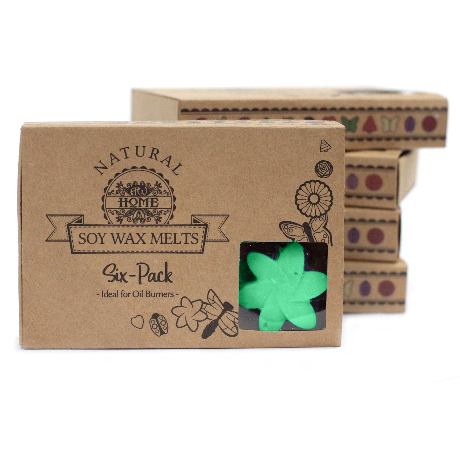 Box of 6 Hidden Garden Wax Melts for Enchanting Home Fragrance