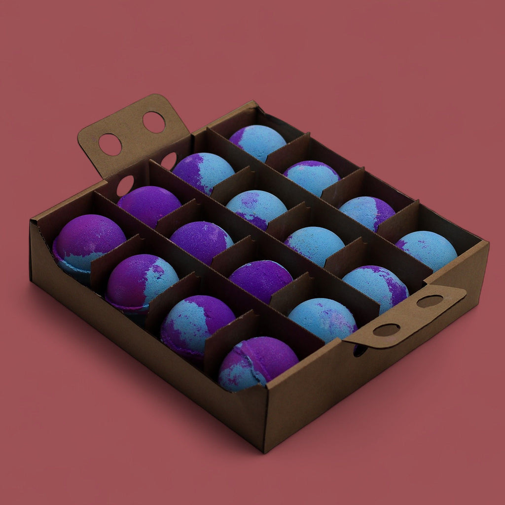 Jumbo Bath Bomb Amethyst Creed with Bold Masculine Fragrance