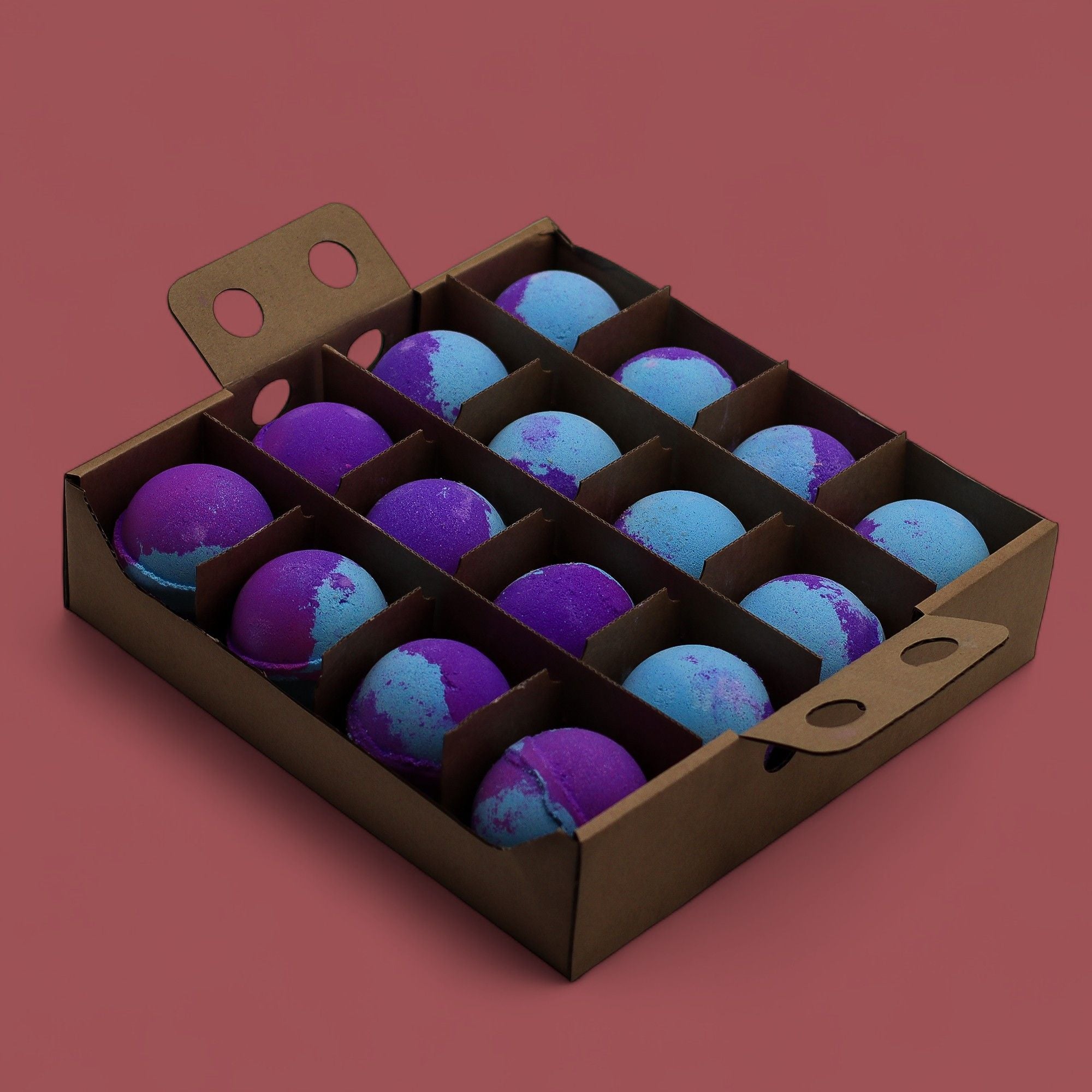 Jumbo Bath Bomb Amethyst Creed with Bold Masculine Fragrance