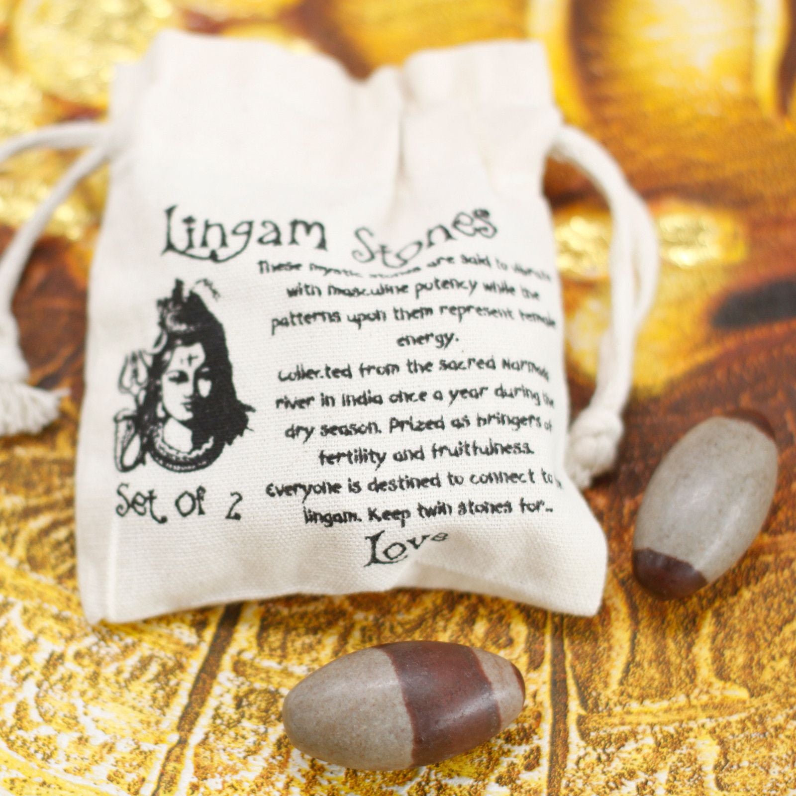 Two Inch Lingam Stone Unique Sacred Shiva Lingam Stones Collection
