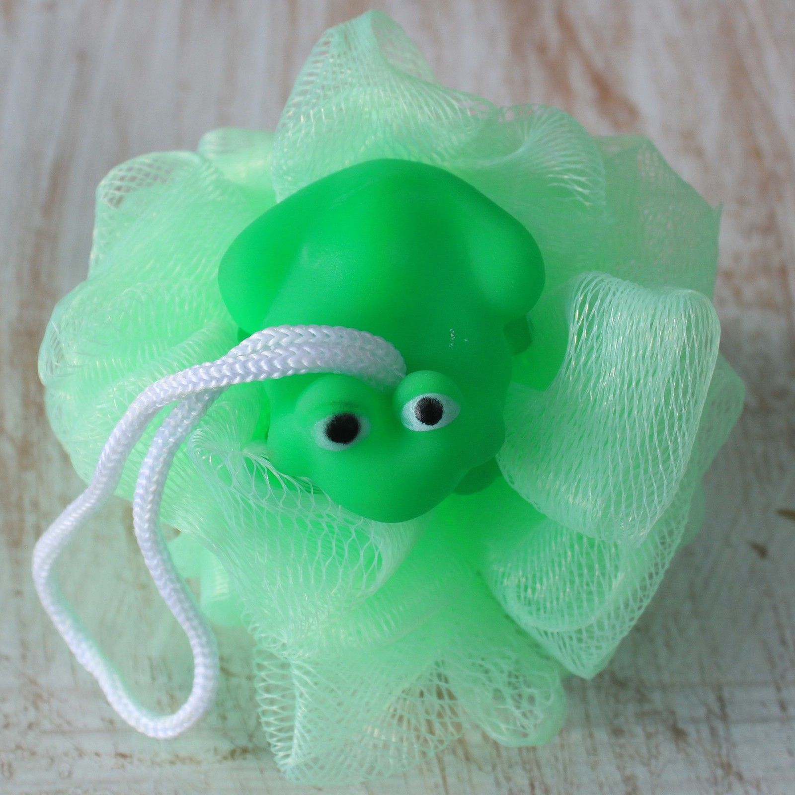 Squeaky Toy Scrunchie for Fun Bath Time in Assorted Colours