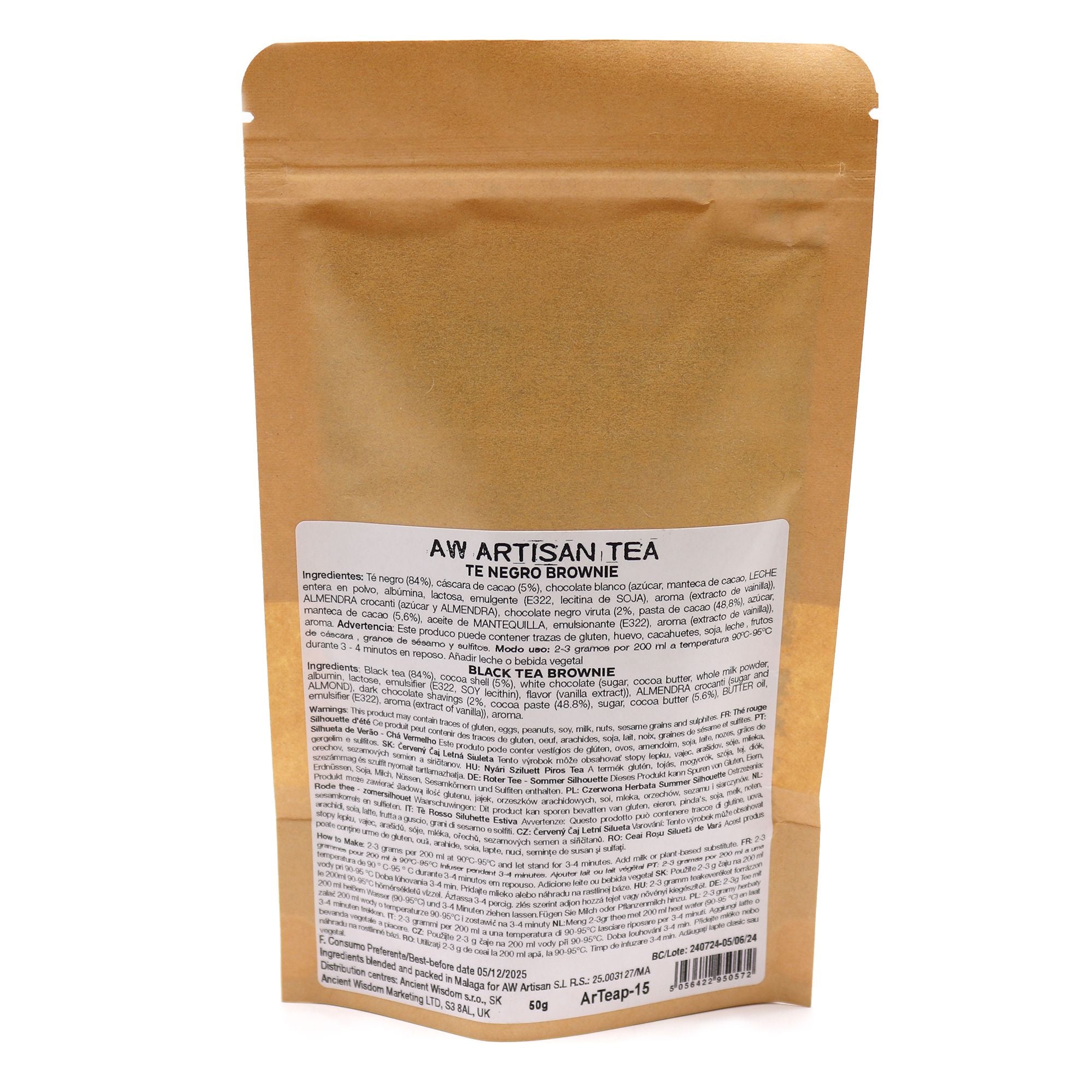 50g Dark Brown Magic Delicious Black Tea Brownie Blend for Tea Lovers