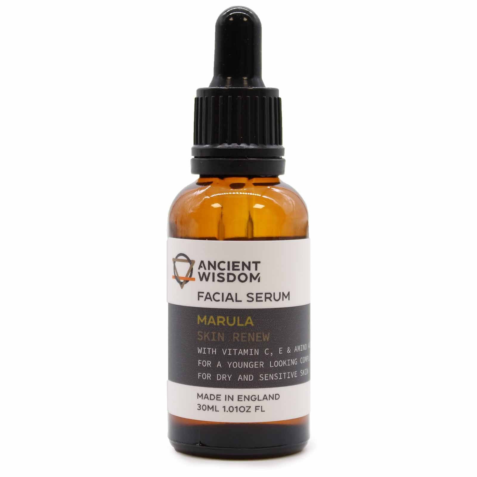 Marula Oil Serum for Youthful Skin with Vitamin C and E Benefits