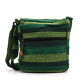 Lrg Nepal Sling Bag in Forest Green with Adjustable Strap Design