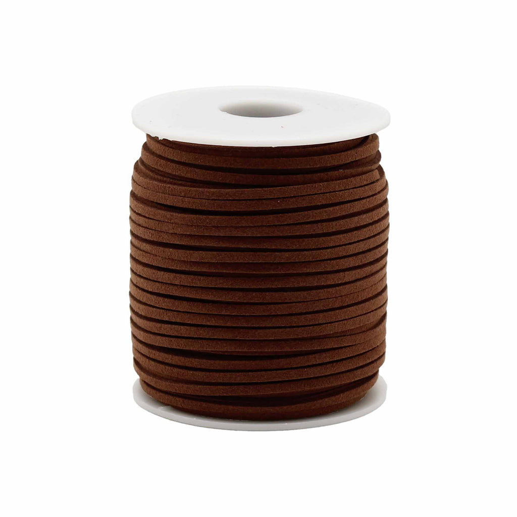 Dark Brown 2.5mm Bulk Roll Pendant Cord 45m for Jewellery Making
