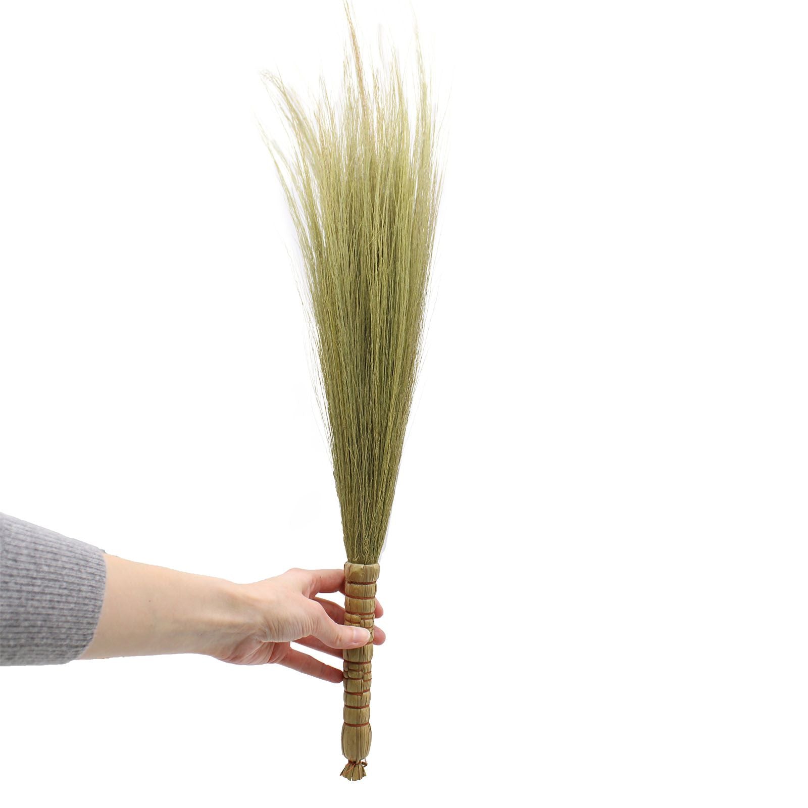 Set of 4 Natural Pampas Brooms for Rustic Home Decor Styling