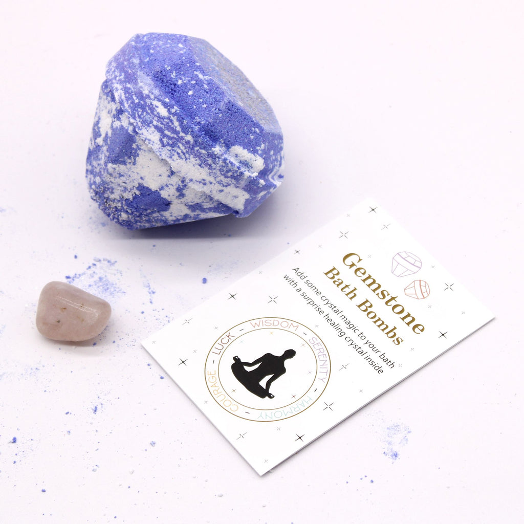 Gemstone Bath Bomb Very Berry with Hidden Gem Surprise
