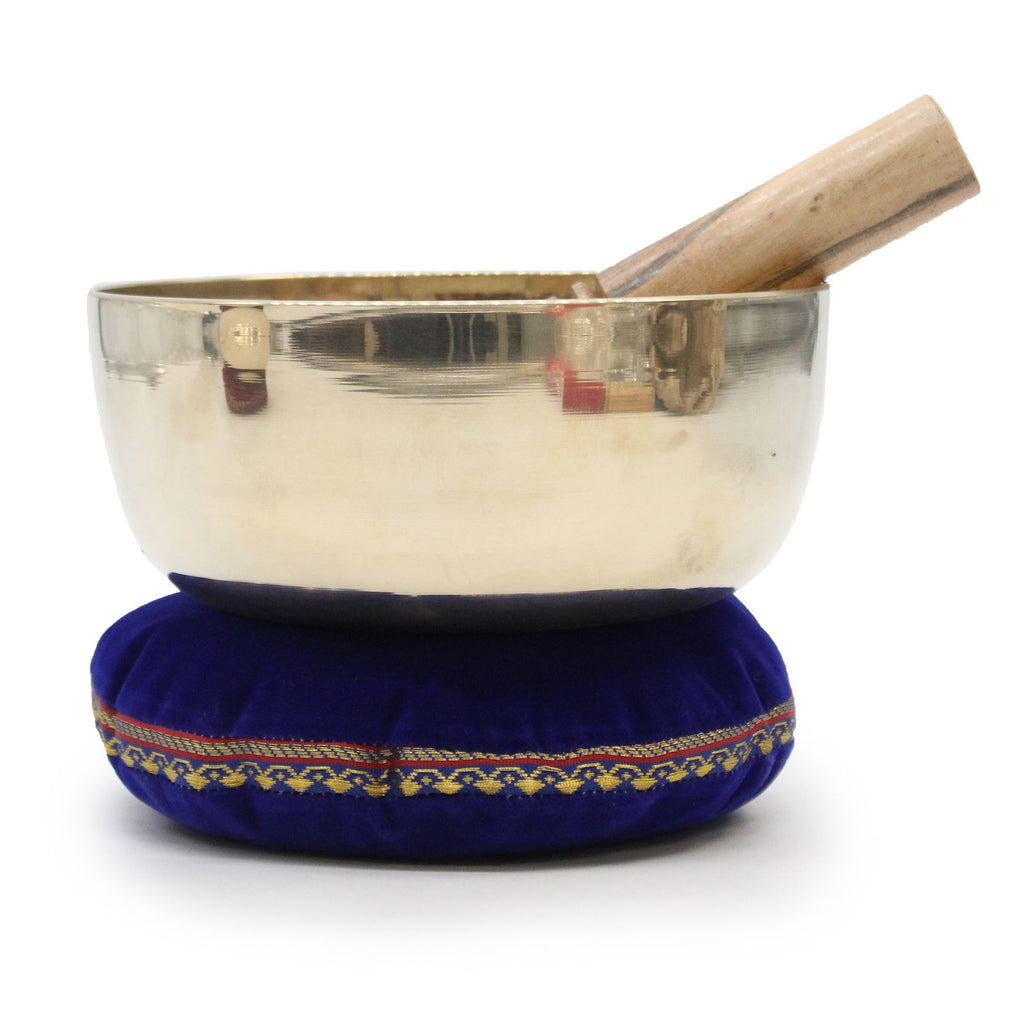Singing Bowl Velvet Cushion 16cm for Sound Resonance and Display