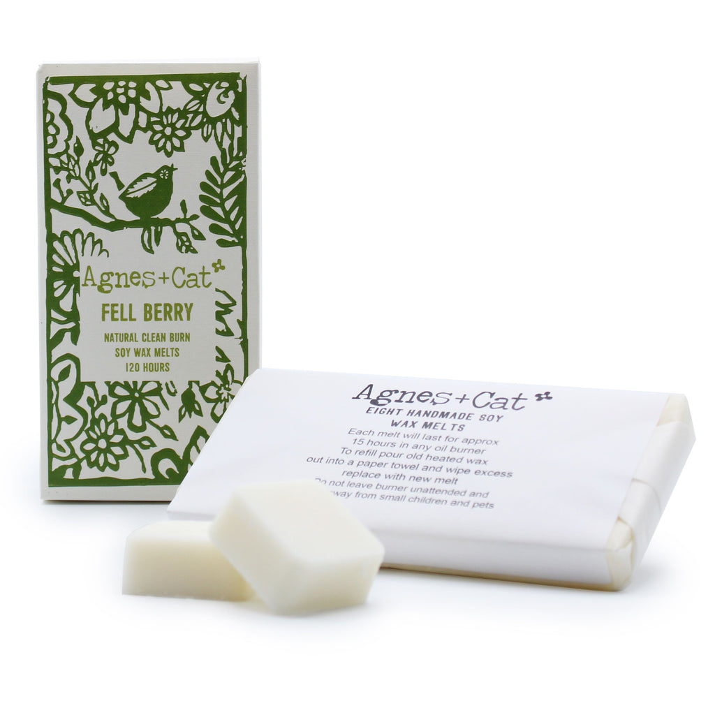 Agnes + Cat Fell Berry Box of 8 Soy Wax Melts for Home Fragrance