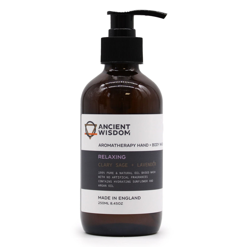 Clary Sage and Lavender Aromatherapy Hand and Body Wash 250ml