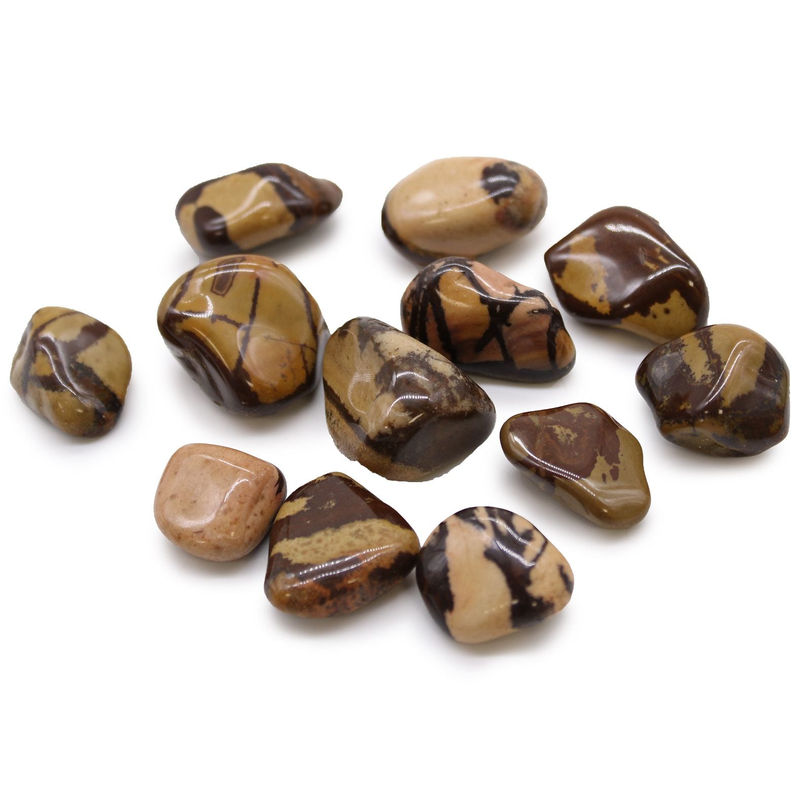 Medium African Tumble Stones Jasper Nguni for Unique Home Decor