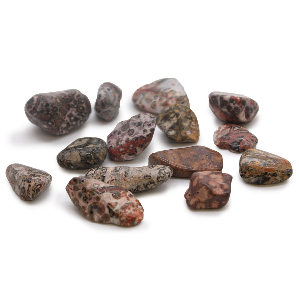 Medium Tumble Stone - Leopard Skin