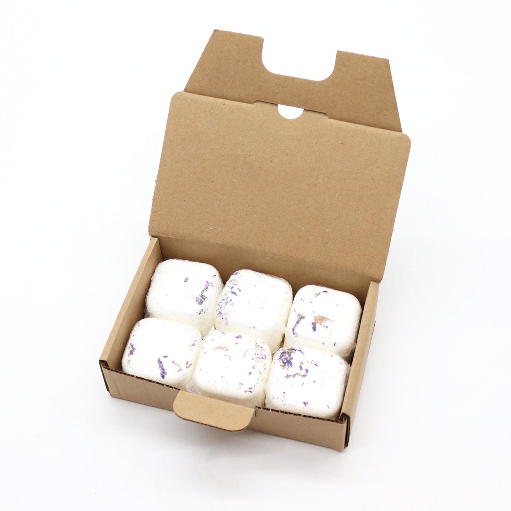 Set of 6 Aromatherapy Shower Steamers for an Energising Party Boost