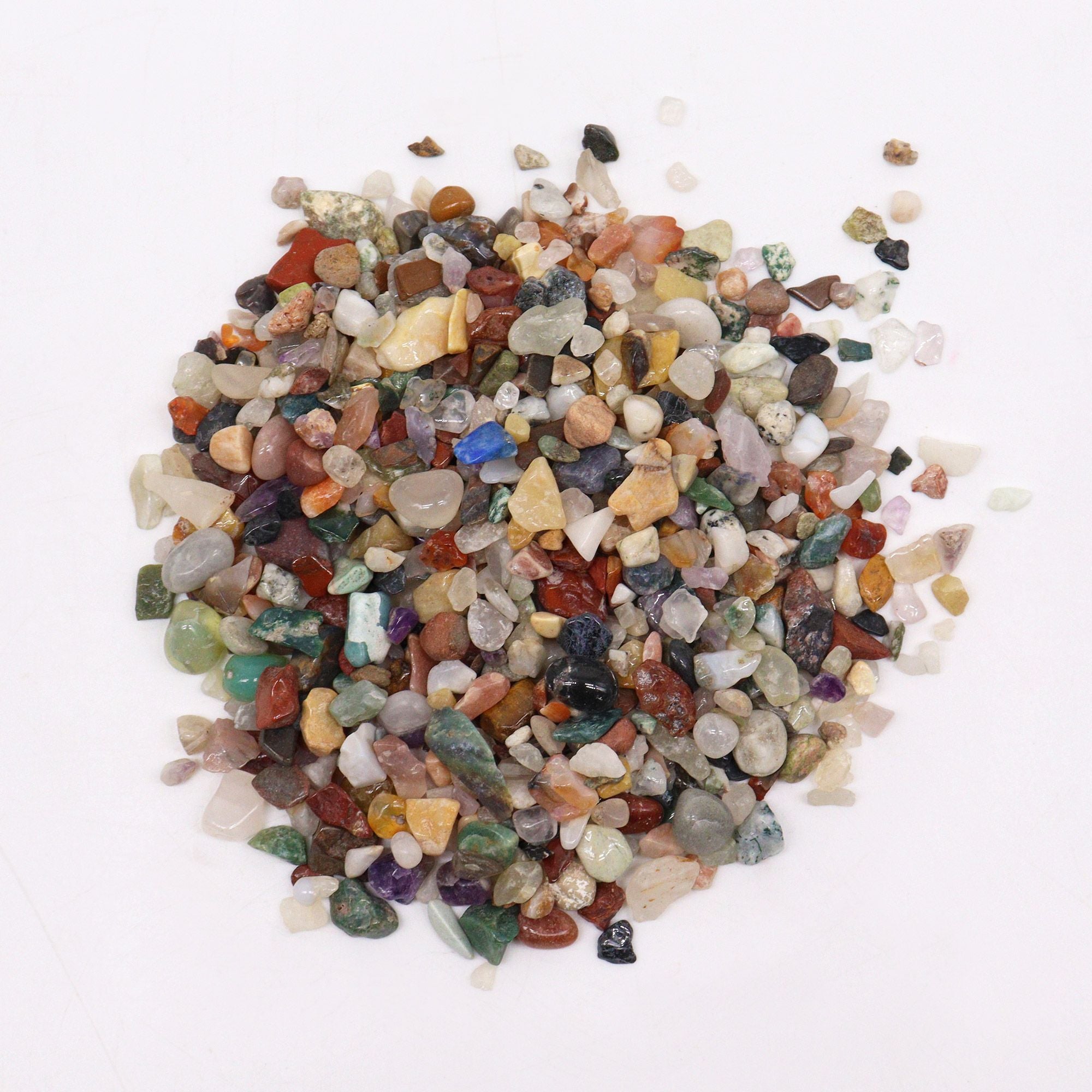 Mixed Natural Gemstone Chips 1KG for Crafting and Home Decor