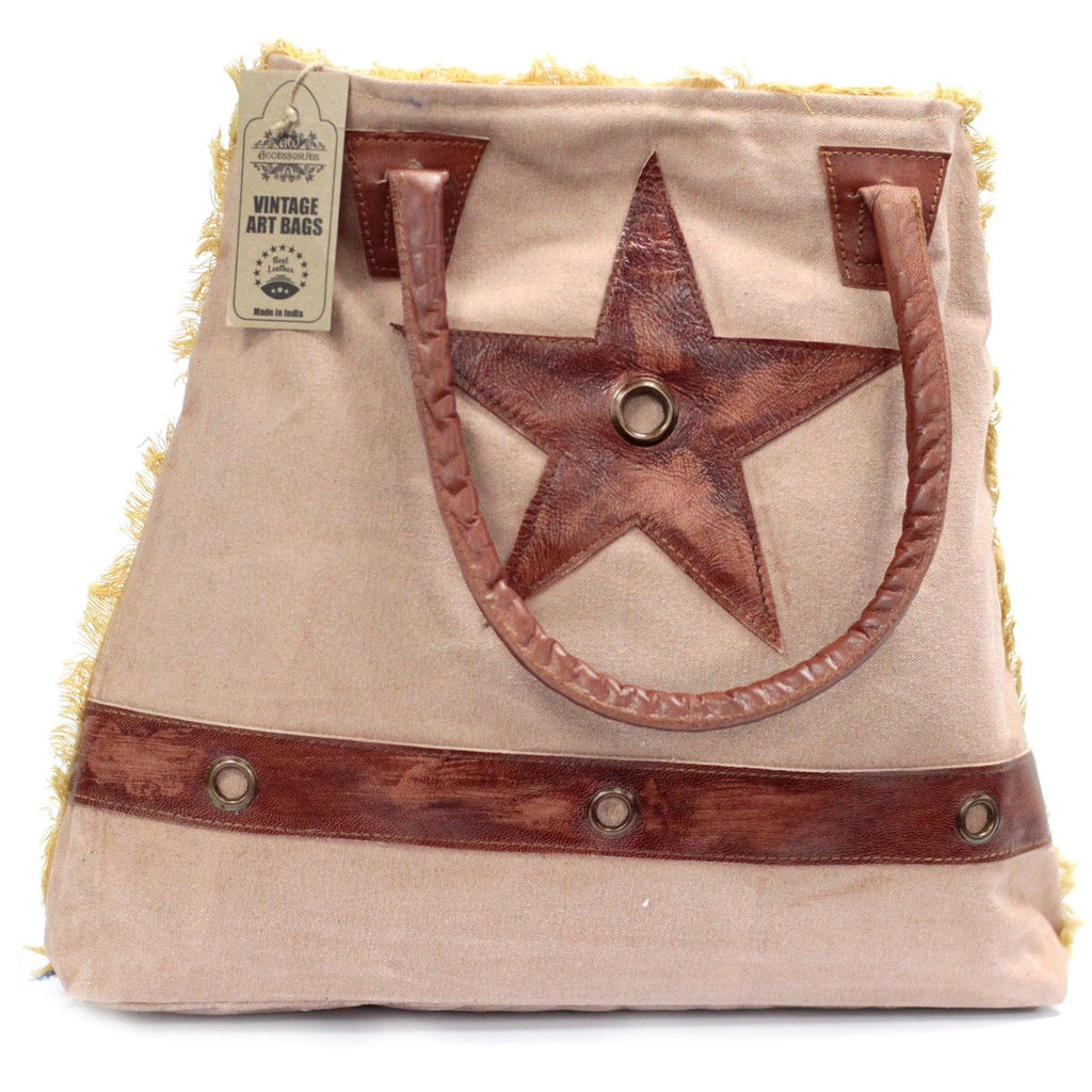 Vintage Bag Big Star with Spacious Design and Zipped Compartment