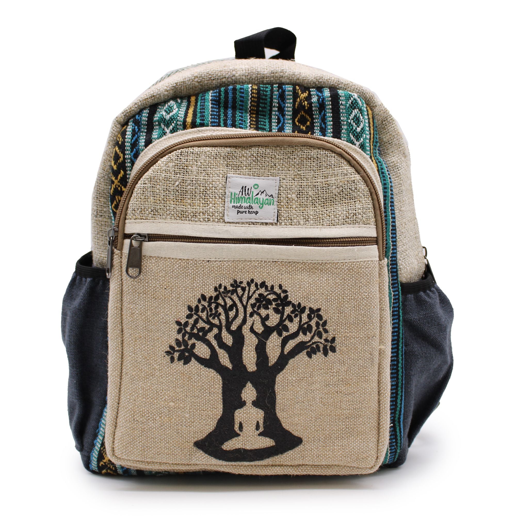 Small Backpack with Bohdi Tree Design for Everyday Use