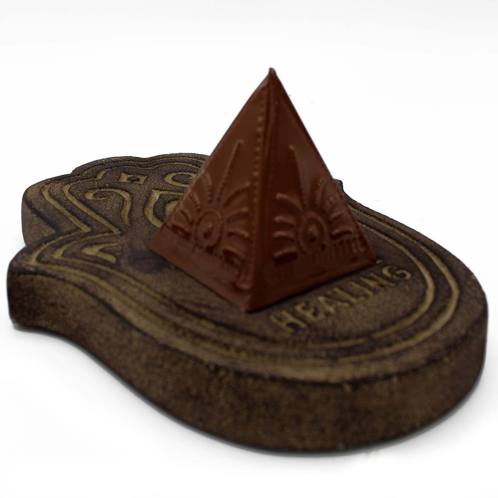 Healing Incense Plate with Antique Stone Effect for Aromatherapy