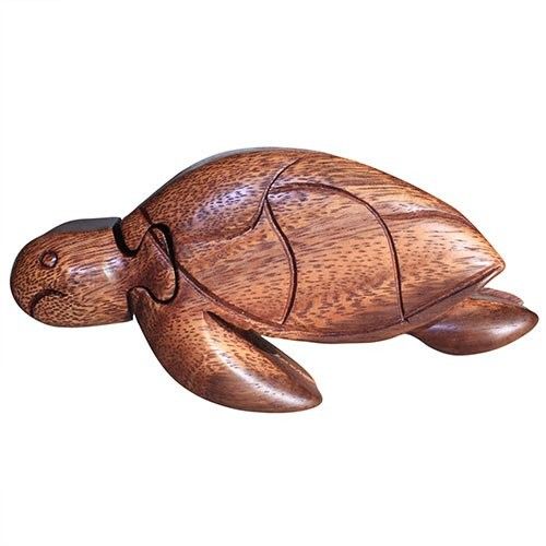 Bali Magic Box Sea Turtle Puzzle with Hidden Compartment Gift