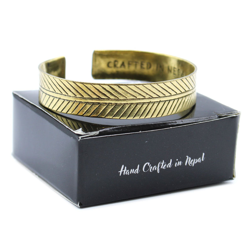 Brass Tibetan Mantra Bracelet with Elegant Tree of Life Design