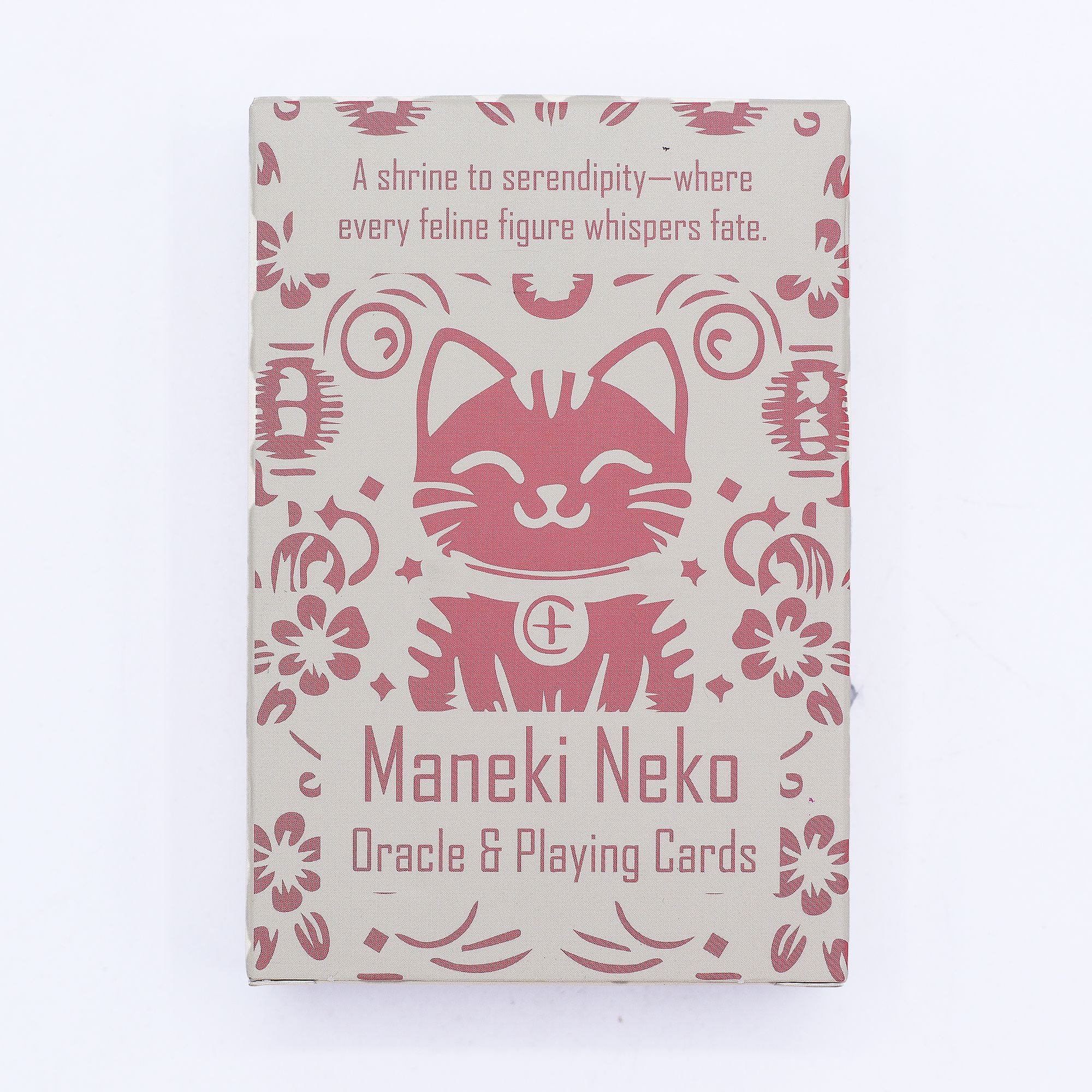 Fortune Cats Playing Cards and Oracle Cards Maneki Neko Deck
