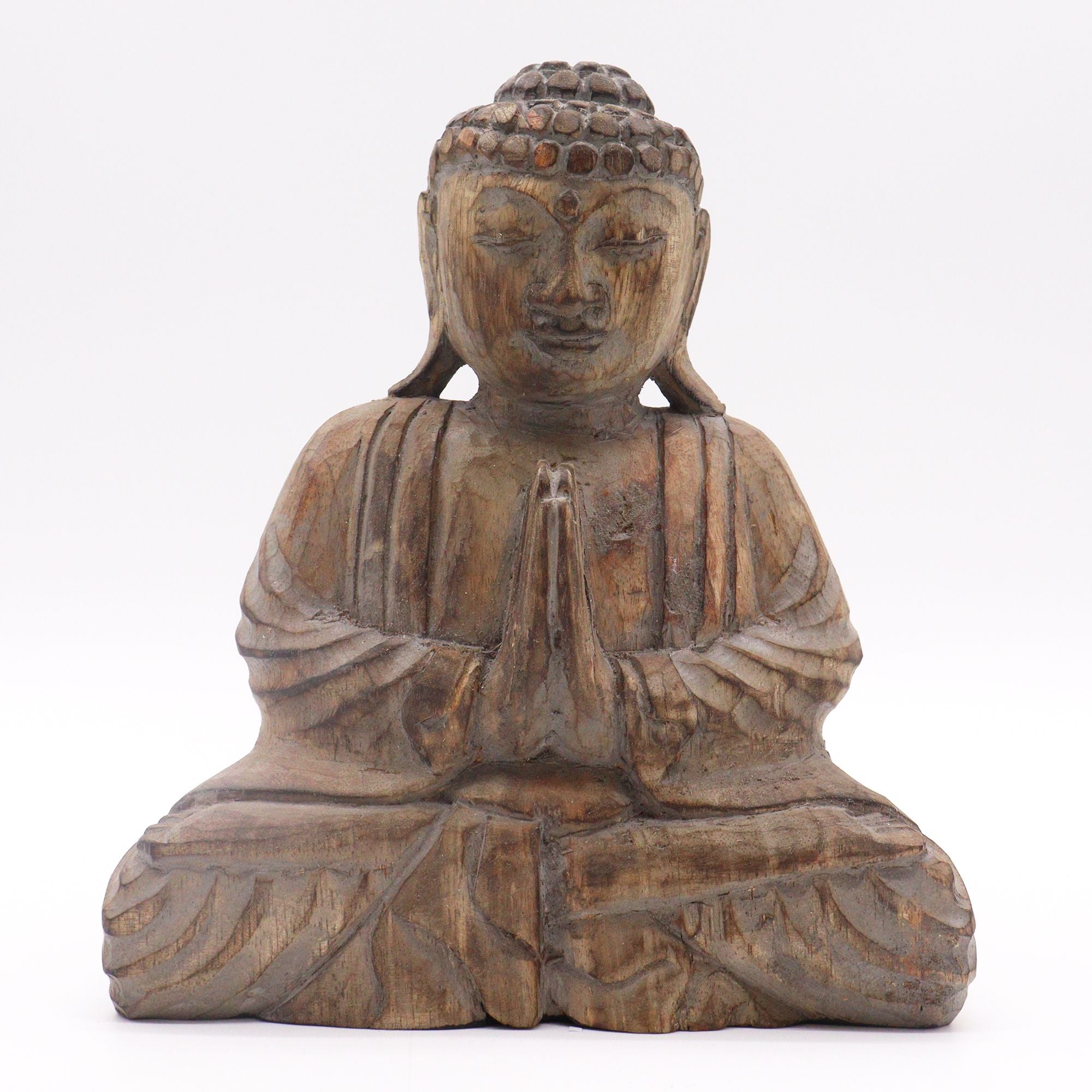 Buddha Feng Shui Set with Hamsa Design in Serene Grey Colour