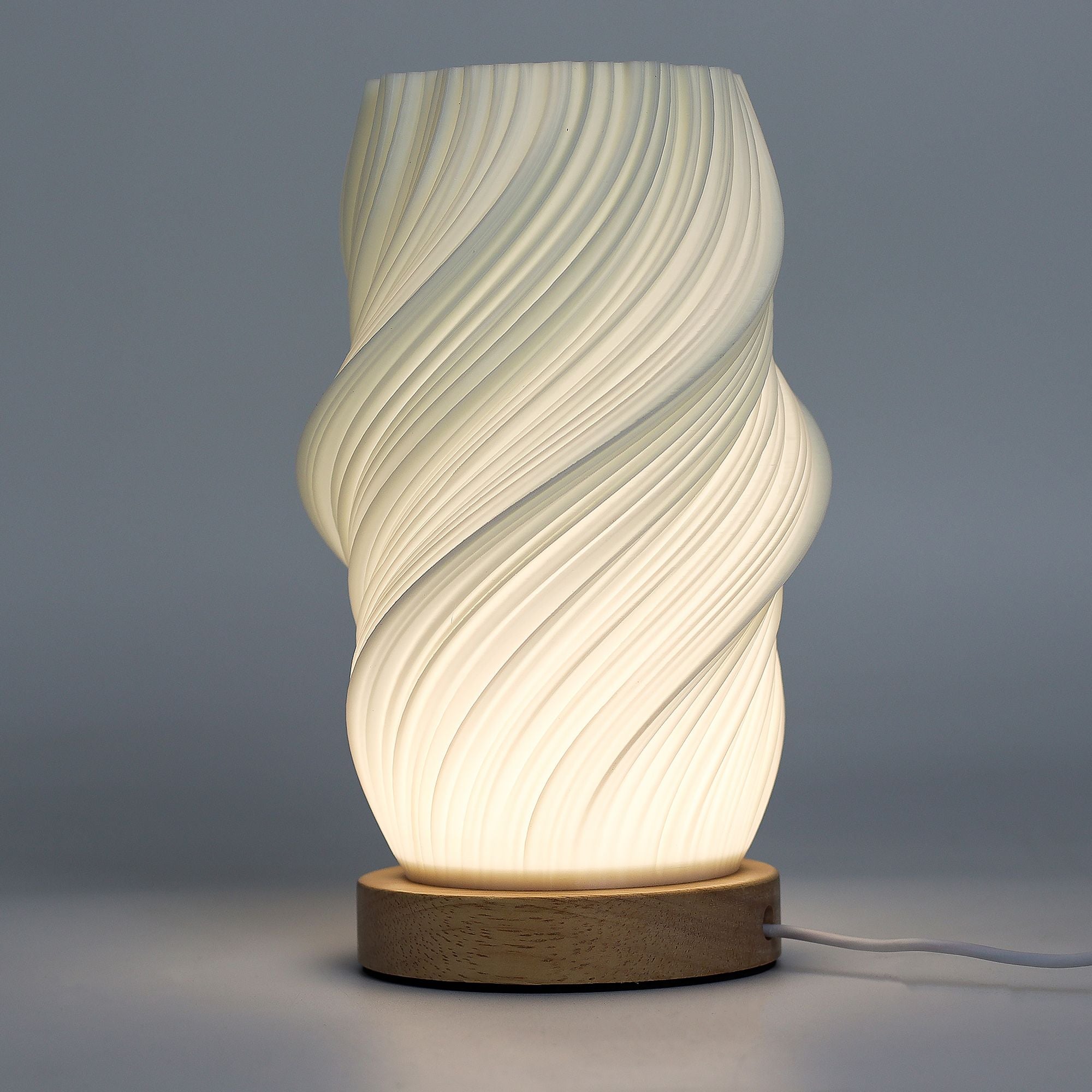 New Wave Lamp USB Cloud Twisted Design with 3 Brightness Settings