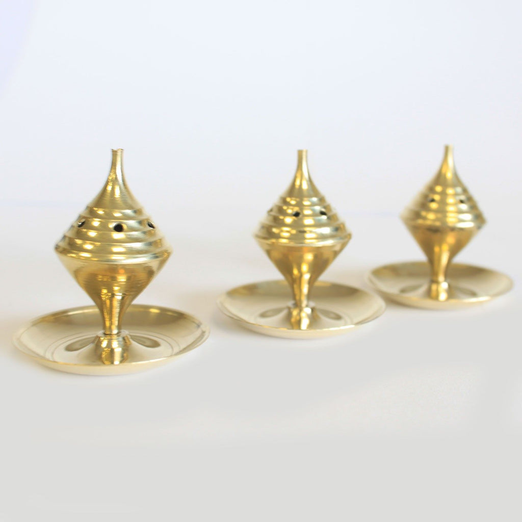 Small Brass Incense Burner for Fragrance and Elegant Home Style