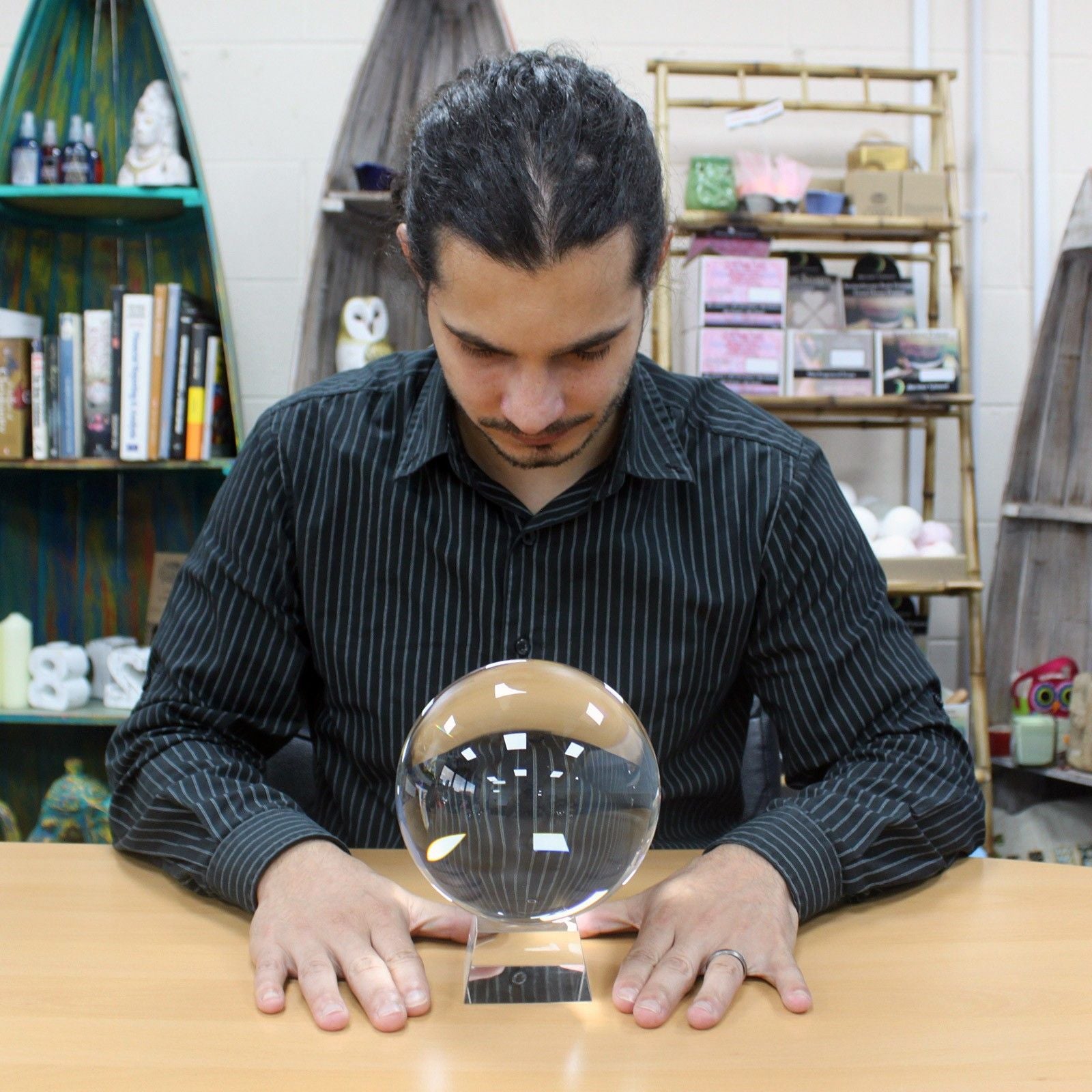 Crystal Ball on Stand 150mm for Elegant Home Decor and Display