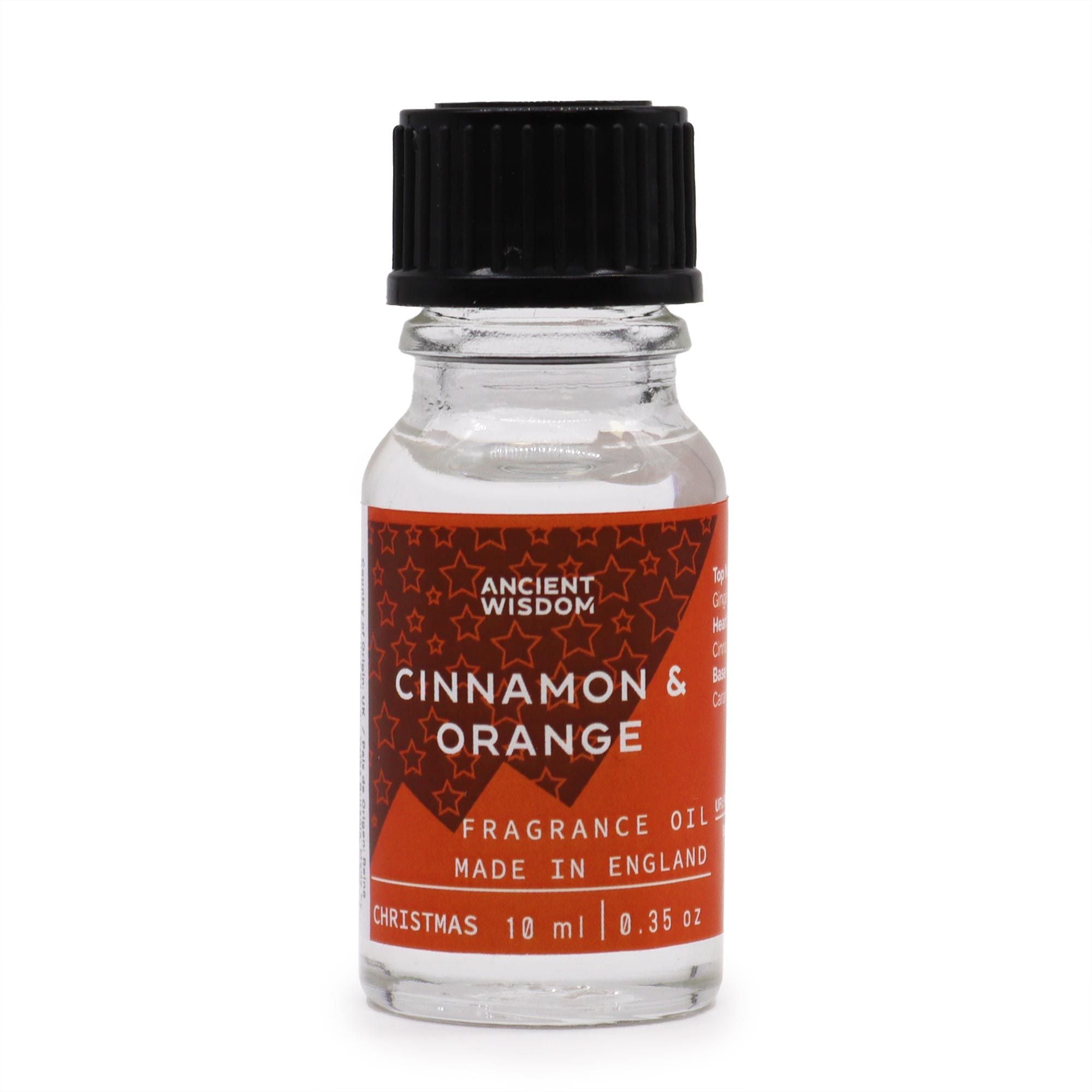 10ml Xmas Cinnamon & Orange Fragrance Oil for Festive Scents