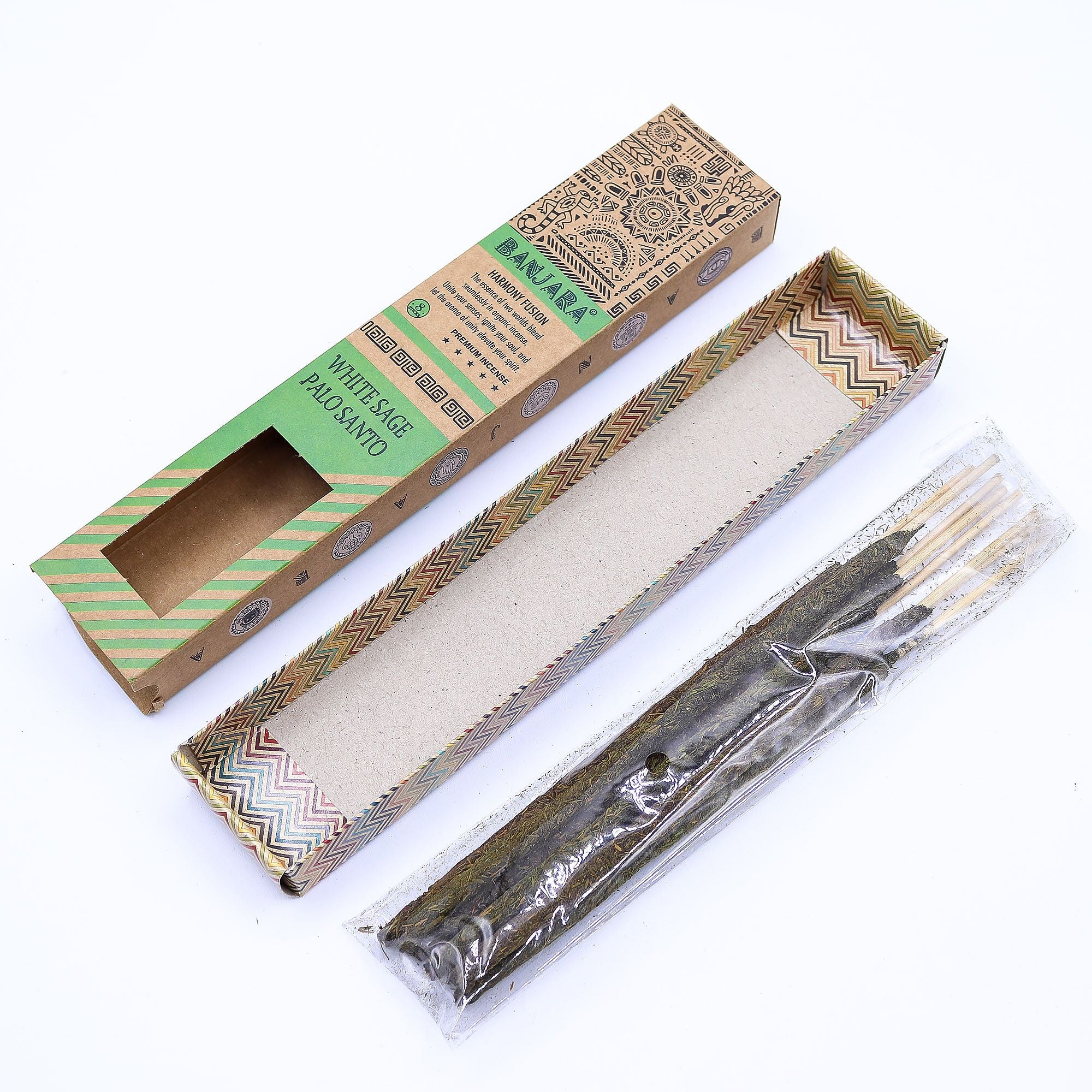 Banjara Palo Santo Smudge Sticks Set of 6 in Decorative Gift Box