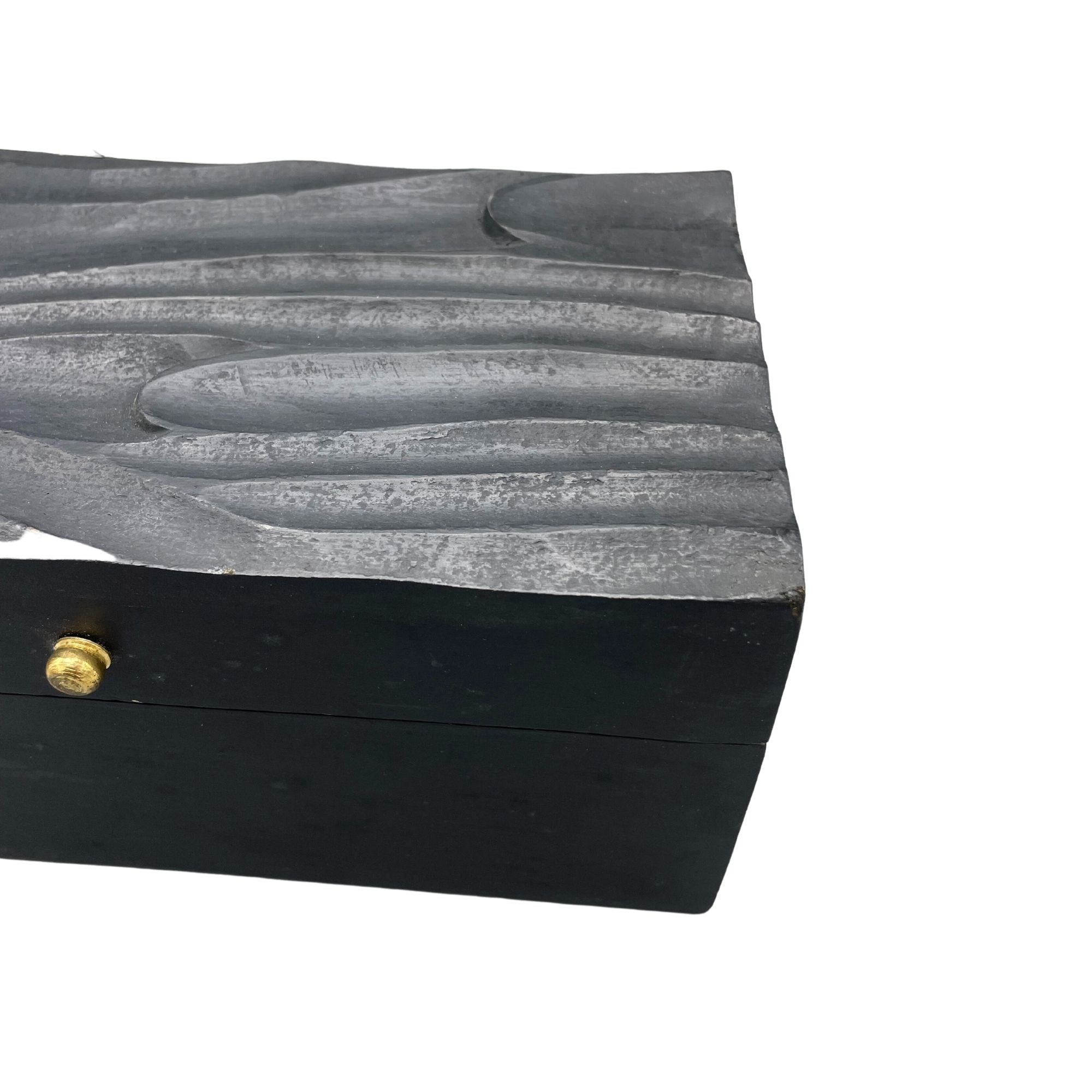 Vintage Deco Multi Purpose Box with Black Swirls for Storage