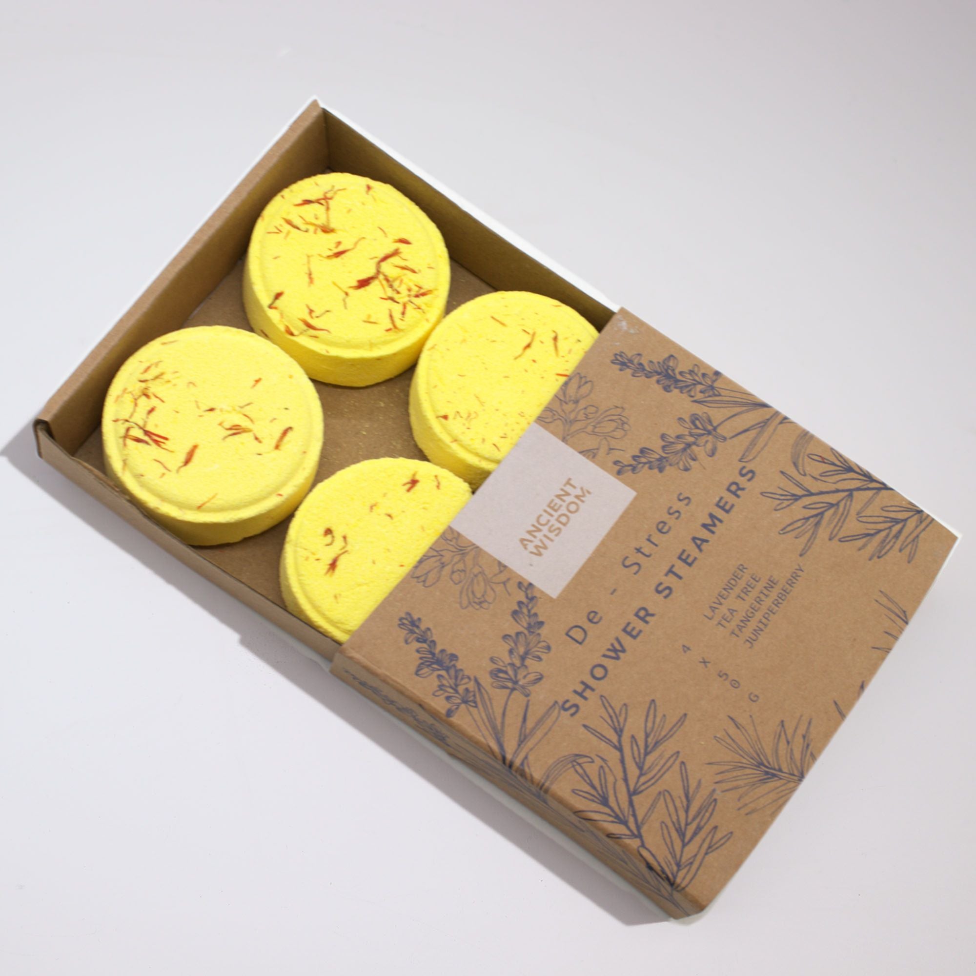Zen Shower Steamers Gift Set for De Stress and Wellness Therapy