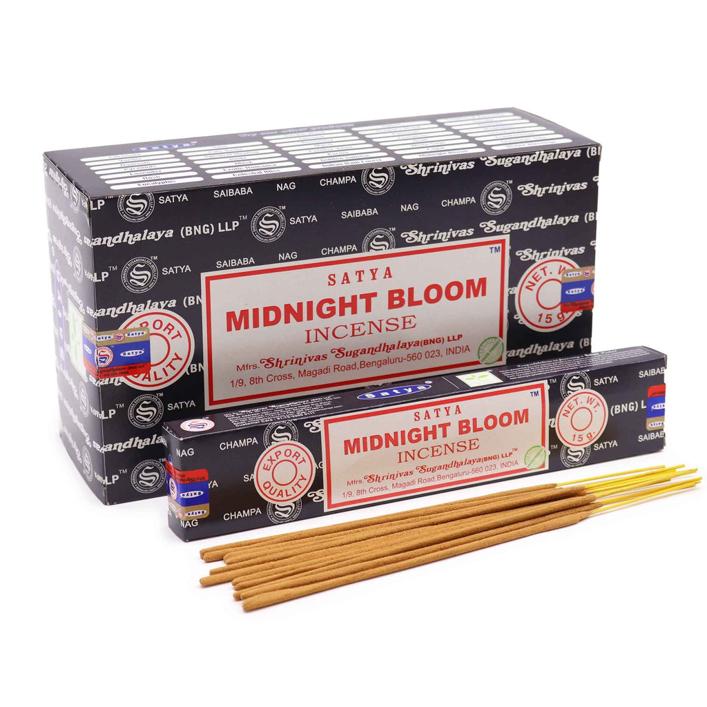 Satya Incense Sticks 15g Midnight Blossom for Home Fragrance