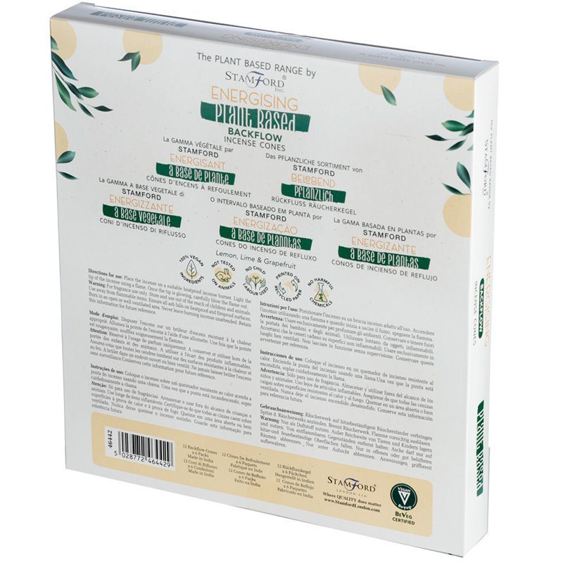 Energising Plant Based Backflow Incense Cones for Home Use