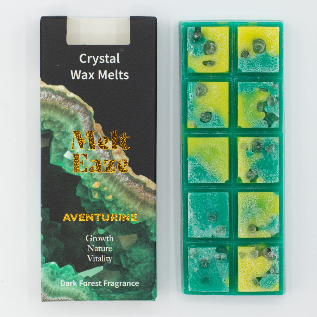MeltEaze Wax Melts 50g Emerald Forest with Aventurine Chips