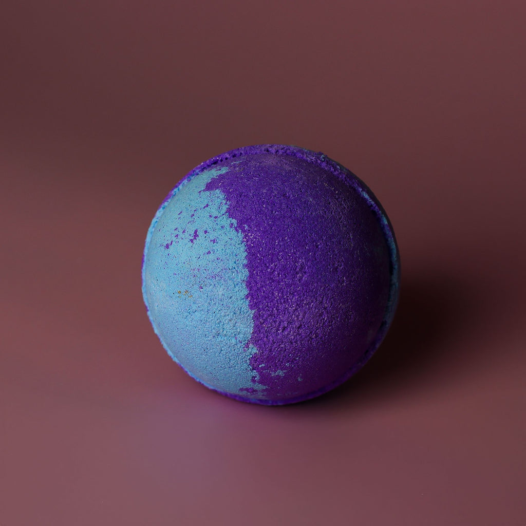 Jumbo Bath Bomb Amethyst Creed with Bold Masculine Fragrance