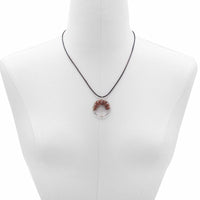 Tree of Life Pendant - Red Jasper