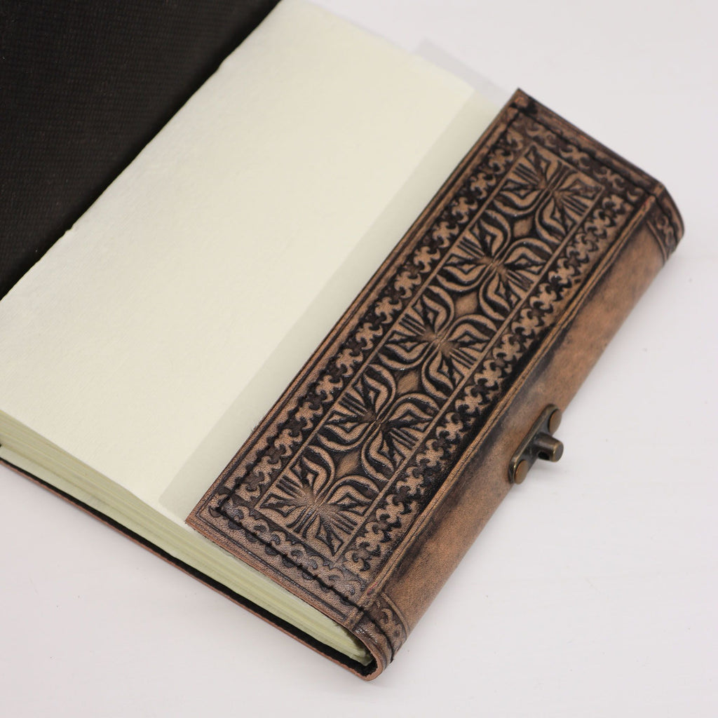 Hamsa Esoteric Notebook in Antique Grey with 200 Pages for Writing