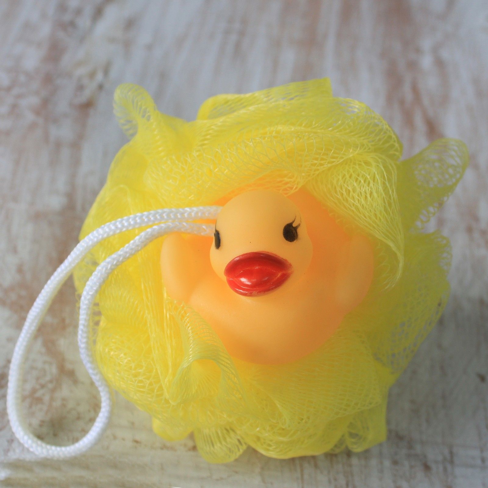 Squeaky Toy Scrunchie for Fun Bath Time in Assorted Colours
