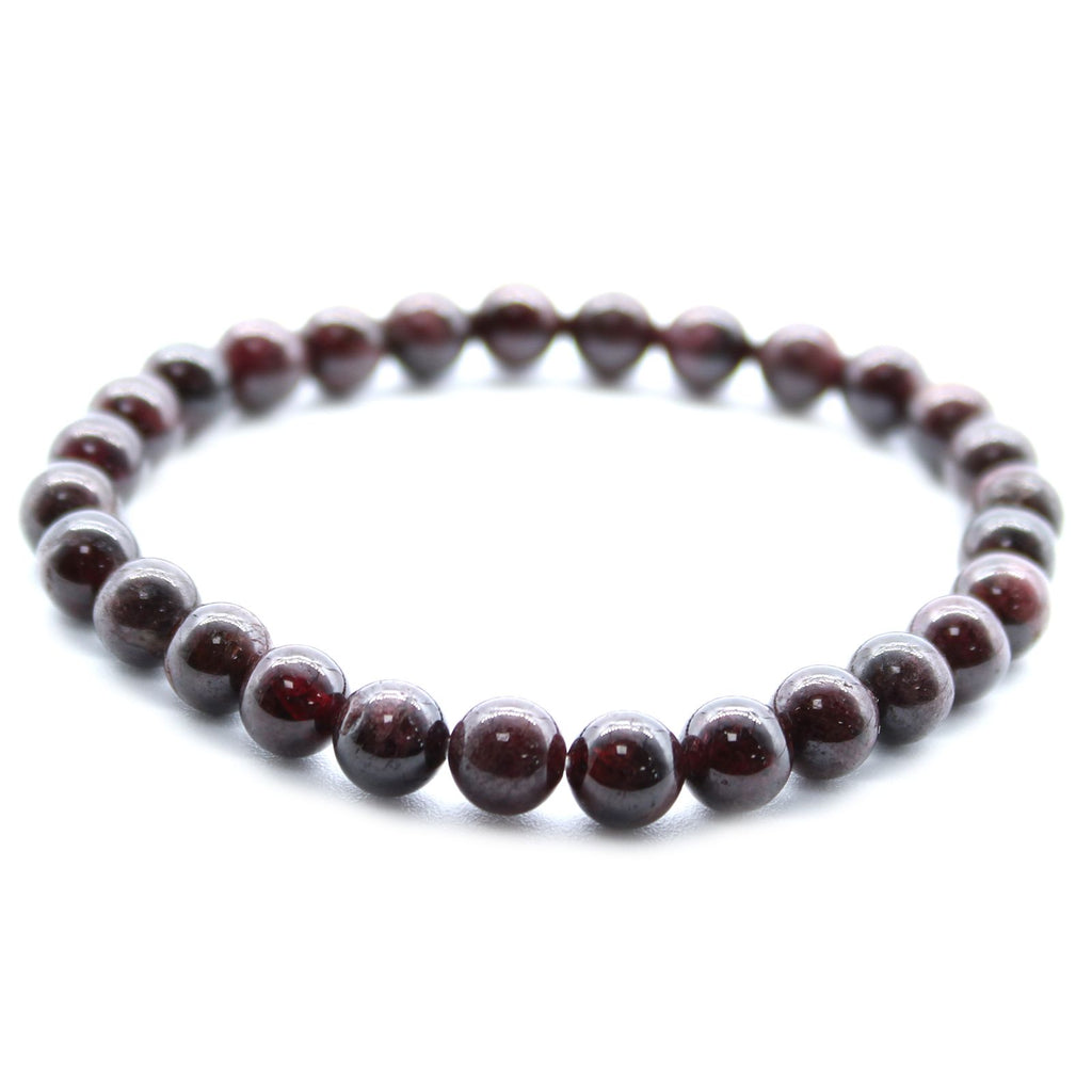 Power Bracelet Blood Garnet for Style and Positive Energy Boost