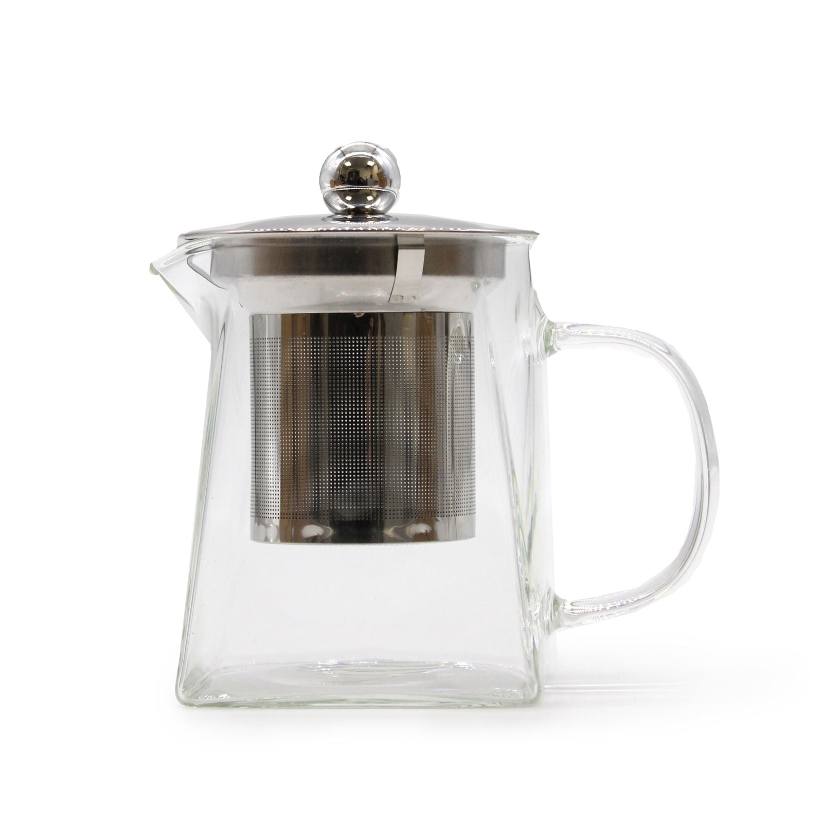 Glass Infuser Teapot in Tower Shape with 350ml Capacity