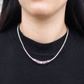 Silver and Gold Necklace with Tribal Design for Unique Style