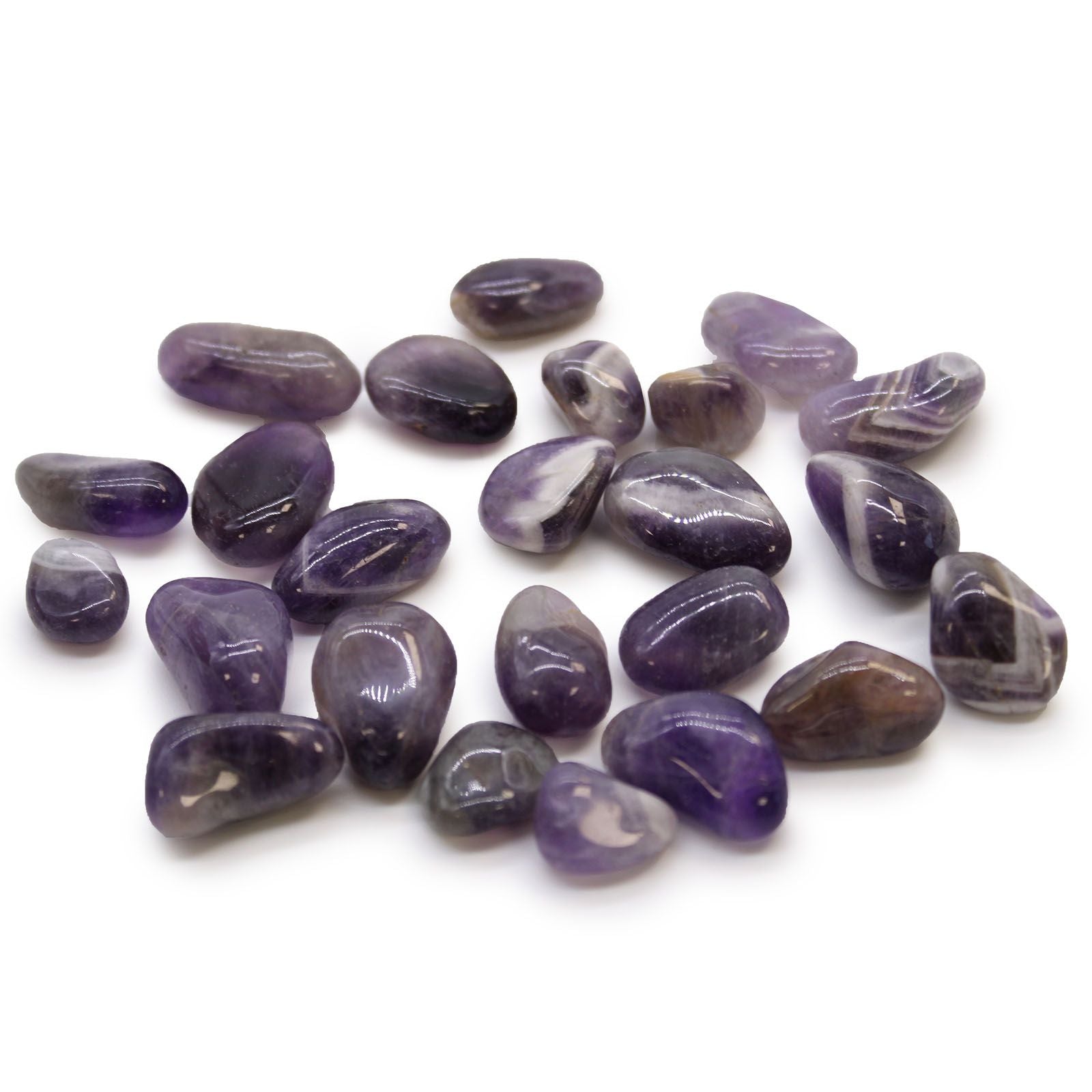 Small African Tumble Stones Amethyst for Relaxation and Harmony