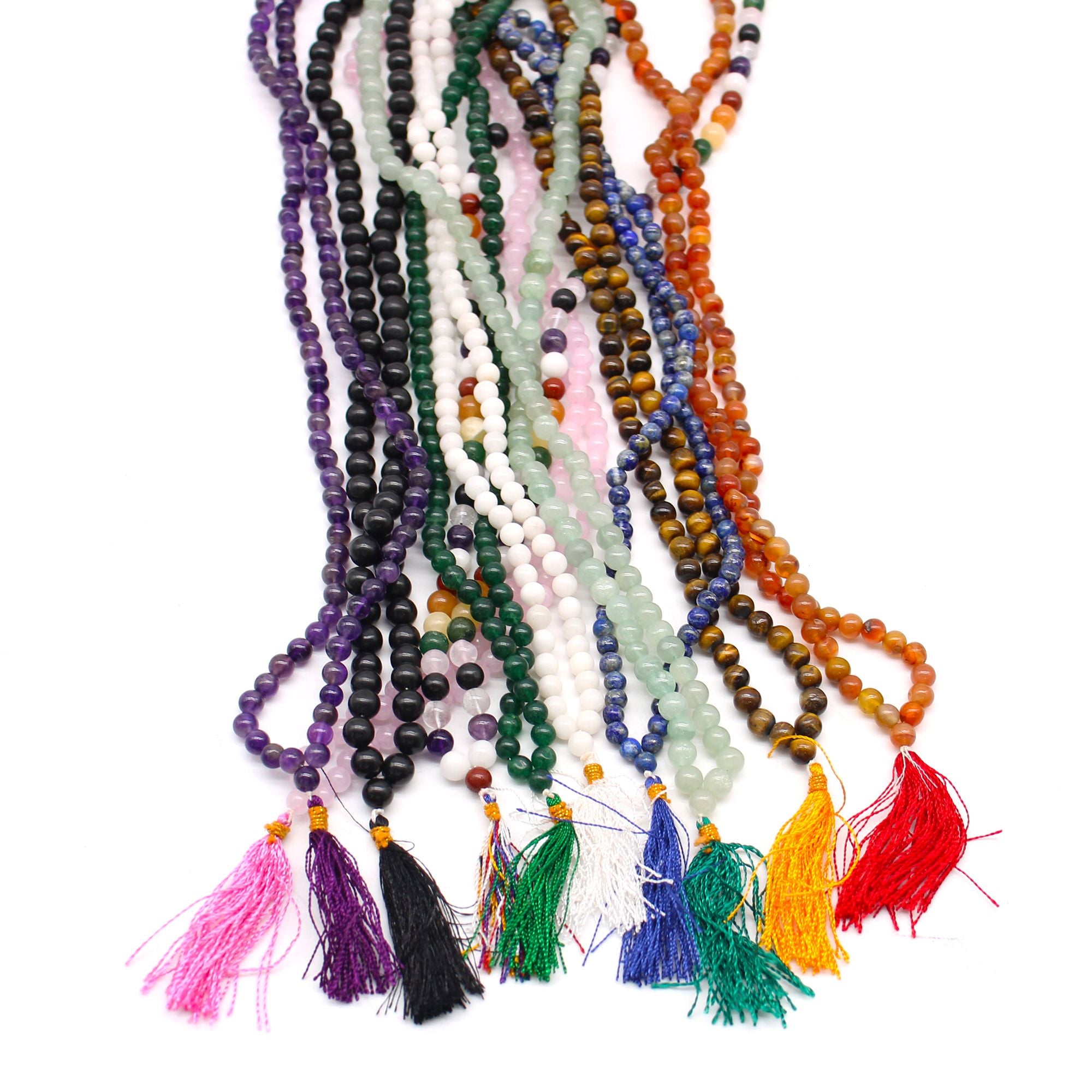 108 Bead Mala with Lapis Gemstone for Japa Practice