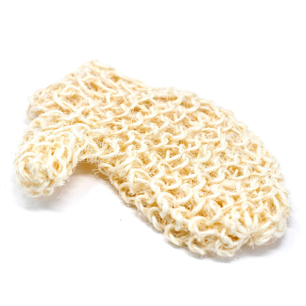 Sisal Sponge and Scrub Exfoliating Glove for Smooth Skin Care
