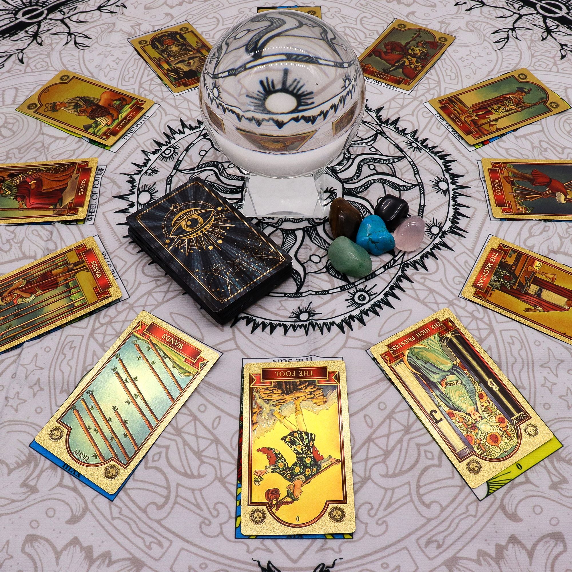 Tarot Reading Cloth Tree of Life for Enchanting Spiritual Readings