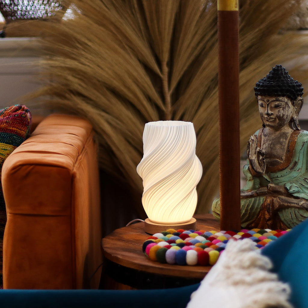 New Wave Lamp USB Cloud Twisted Design with 3 Brightness Settings